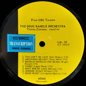 Doug randle cbc lm 10 label