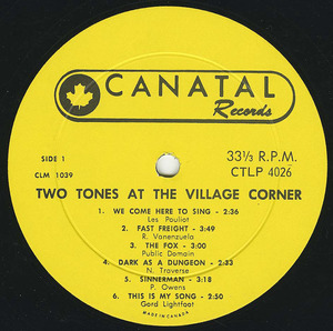 Two tones   live at the village corner label 01