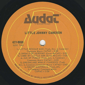 Little johnny cameron   st label 02