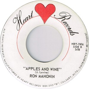 Ron mahonin apples and wine heart