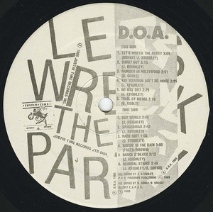 Doa   lets wreck the party label 01