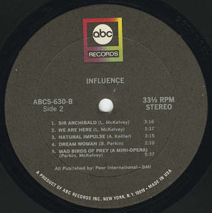 Influence   st label 02
