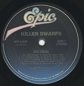 Killer dwarfs big deal label 01