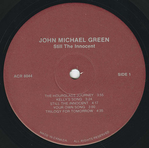 John michael green   still the innocent label 01
