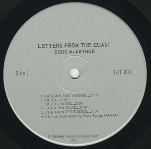 Doug mcarthur   letters from the coast label 01