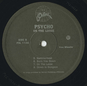 Psycho   on the loose label 02