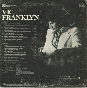 Vic franklyn after all is said and done back