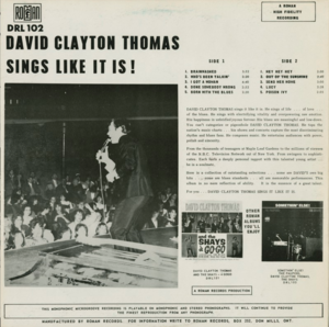 David claytn thomas sing like it is 1965 back