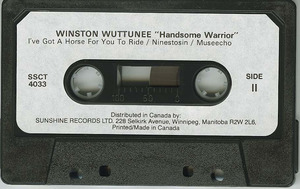 Cassette winston wuttunee   handsome warrior cassette 02
