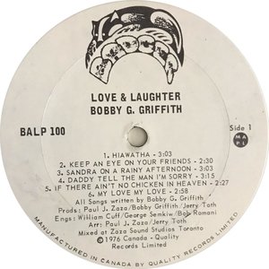 Griffith  bobby g.   love   laughter %283%29