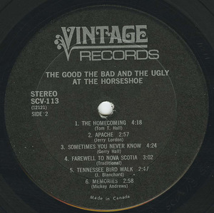 Good the bad   the ugly   at the horseshoe tavern label 02