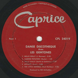 Gemtones danse discotheque label 01