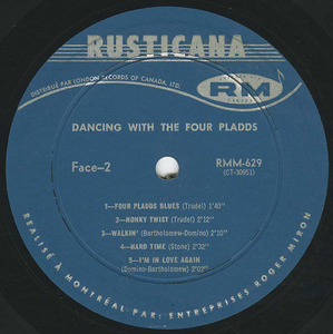 Four pladds dancing party %28reissue%29 label 02