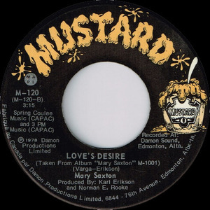 Saxton  mary   lazy old soul bw love's desire %282%29