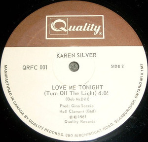 Silver  karen   set me free bw love me tonight %28turn off the light%29 %281%29