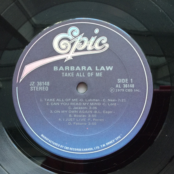 Law, Barbara - Take All Of Me