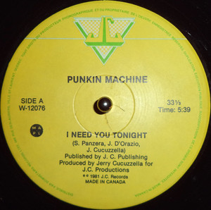 Punkin machine   i need you tonight bw i need you tonight %281%29