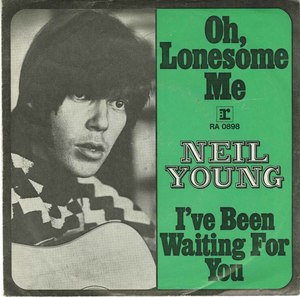 45 neil young oh lonesome me germany pic sleeve front 7854
