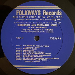 Triggs  stanley g.   bunkhouse and forecastle songs of the northwest %283%29