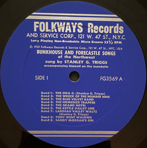 Triggs  stanley g.   bunkhouse and forecastle songs of the northwest %281%29