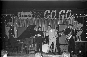 David clayton thomas with the bossmen at the friar's  aug. 8 1966