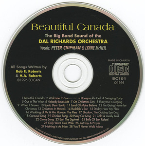 Cd dal richards   his orchestra   beautiful canada cd