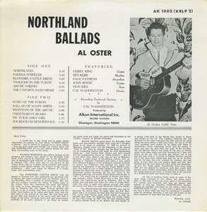 Al oster   northland ballads 2nd copy back