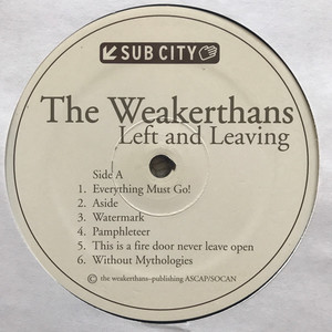 Weakerthans   left and leaving %284%29