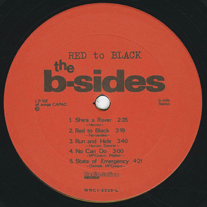 B sides   red to black 2nd copy label 01