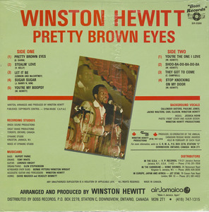 Winston hewitt   pretty brown eyes sealed back