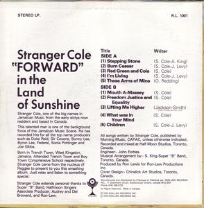 00   stranger cole   ''forward'' in the land of sunshine back
