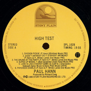 Hann  paul   high test live in concert %282%29