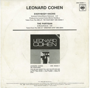 45 leonard cohen   everybody knows %28spain ps%29 back