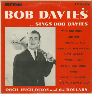 Bob davies   sings bob davies front