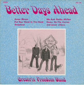 Greatrix freedom band   better days ahead front