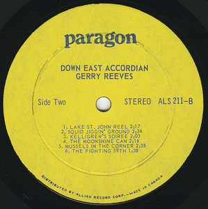 Gerry reeves   down east accordion label 02