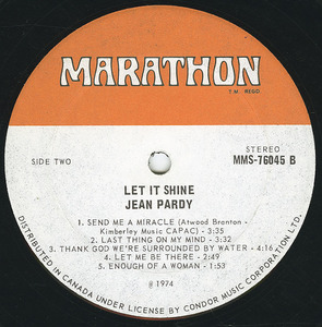 Jean pardy   let it shine label 02