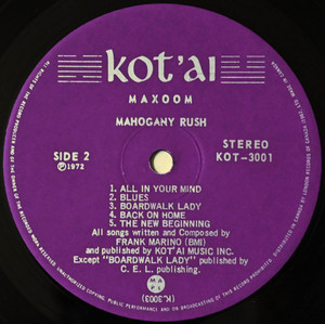 Mahogany rush   maxoom vinyl