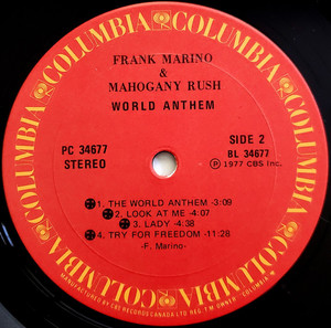 Mahogany rush   world anthem vinyl %281%29