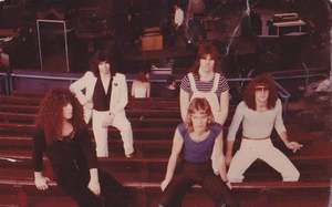 Hellfield opening for triumph at hamilton place  ontario  1979