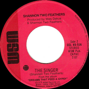 Two feathers  shannon   listen to the children bw the singer %282%29