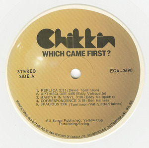 Chikkin   which came first label 01