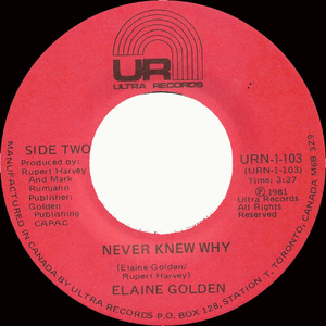 Golden  elaine   will you catch me if i fall in love bw never knew why %281%29