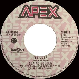 Golden  elaine   everybody wants to be somebody bw it's over %281%29