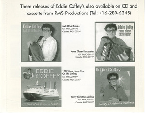 Cd eddie coffey celtic and country memories inlay inside