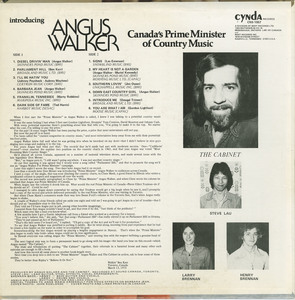 Angus walker   canada's prime minister of country music back