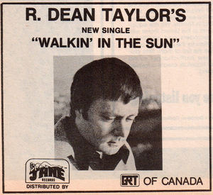 Taylor  r. dean   walkin' in the sun bw who will wipe my tears away %28the rag doll song%29 %281%29