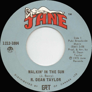 Taylor  r. dean   walkin' in the sun bw who will wipe my tears away %28the rag doll song%29 %283%29
