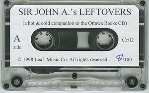Cassette va sir john a.'s leftovers side 01