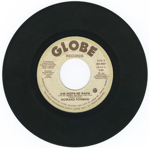 45 howard forman   she keeps me warm bw satellite vinyl 01